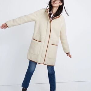 Madewell Sherpa Estate Coat - Size XS